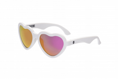 BABIATORS Sweetheart polarizační sluneční brýle, bílé, 0-2 roky